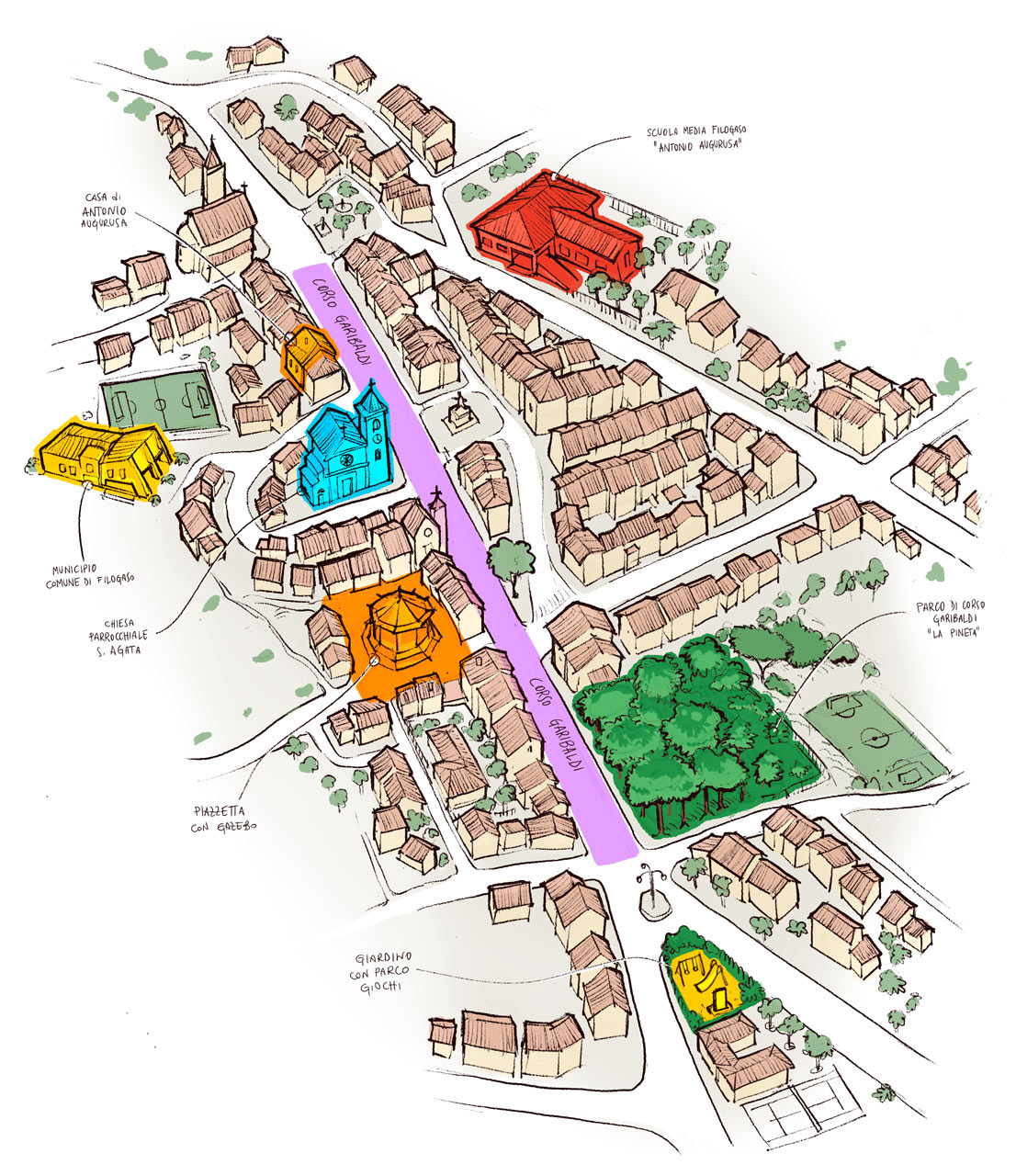 Mappa Filogaso